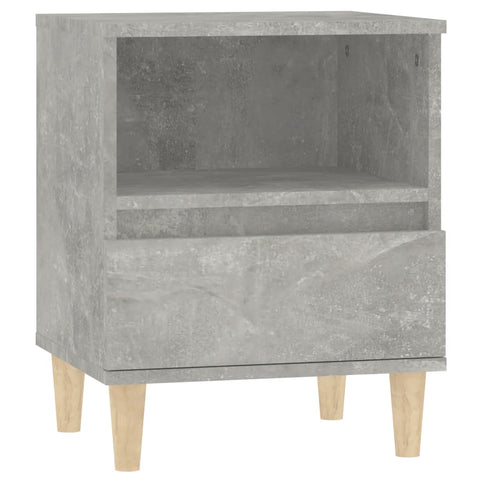 vidaXL Bedside Cabinets 2 pcs Concrete Grey 40x35x50 cm