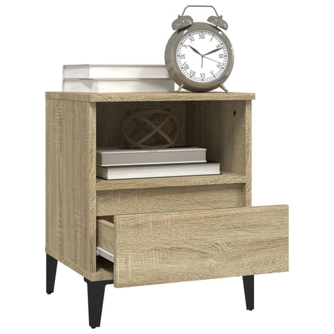vidaXL Bedside Cabinet Sonoma Oak 40x35x50 cm