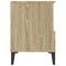 vidaXL Bedside Cabinet Sonoma Oak 40x35x50 cm