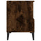 vidaXL Bedside Cabinets 2 pcs Smoked Oak 40x35x50 cm