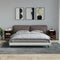 vidaXL Bedside Cabinets 2 pcs Smoked Oak 40x35x50 cm