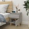 vidaXL Bedside Cabinet Concrete Grey 40x35x50 cm