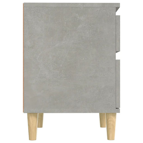 vidaXL Bedside Cabinet Concrete Grey 40x35x50 cm