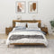 vidaXL Bedside Cabinets 2 pcs Smoked Oak 40x35x50 cm