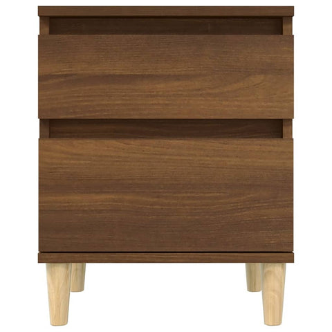 vidaXL Bedside Cabinet Brown Oak 40x35x50 cm