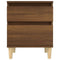 vidaXL Bedside Cabinet Brown Oak 40x35x50 cm