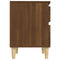 vidaXL Bedside Cabinet Brown Oak 40x35x50 cm