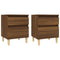 vidaXL Bedside Cabinets 2 pcs Brown Oak 40x35x50 cm