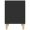 vidaXL Bedside Cabinet Black 40x35x50 cm Engineered Wood