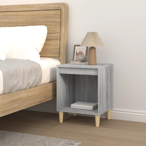 vidaXL Bedside Cabinet Grey Sonoma 40x35x50 cm
