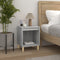 vidaXL Bedside Cabinet Grey Sonoma 40x35x50 cm