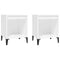 vidaXL Bedside Cabinets 2 pcs White 40x35x50 cm