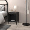 vidaXL Bedside Cabinet Black 40x35x50 cm