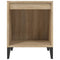 vidaXL Bedside Cabinet Sonoma Oak 40x35x50 cm