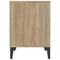 vidaXL Bedside Cabinet Sonoma Oak 40x35x50 cm