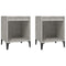 vidaXL Bedside Cabinets 2 pcs Concrete Grey 40x35x50 cm