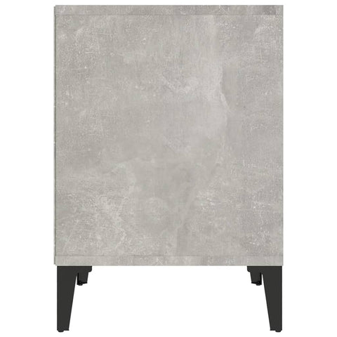 vidaXL Bedside Cabinets 2 pcs Concrete Grey 40x35x50 cm