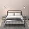 vidaXL Bedside Cabinets 2 pcs Concrete Grey 40x35x50 cm