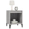 vidaXL Bedside Cabinet Grey Sonoma 40x35x50 cm