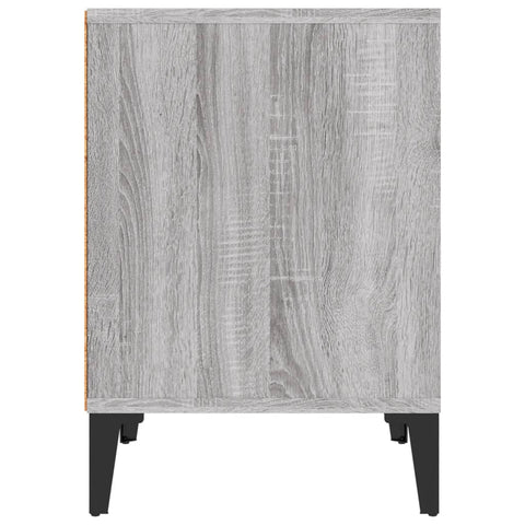 vidaXL Bedside Cabinets 2 pcs Grey Sonoma 40x35x50 cm