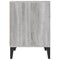 vidaXL Bedside Cabinets 2 pcs Grey Sonoma 40x35x50 cm