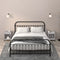 vidaXL Bedside Cabinets 2 pcs Grey Sonoma 40x35x50 cm