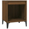 vidaXL Bedside Cabinets 2 pcs Brown Oak 40x35x50 cm