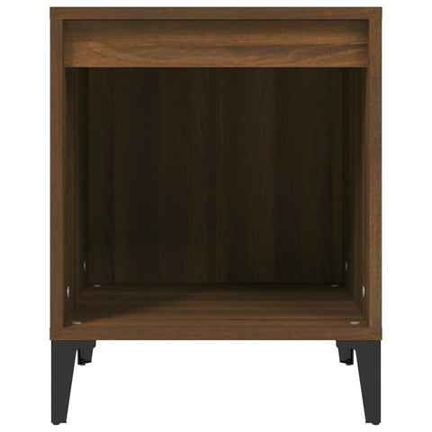 vidaXL Bedside Cabinets 2 pcs Brown Oak 40x35x50 cm