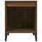vidaXL Bedside Cabinets 2 pcs Brown Oak 40x35x50 cm