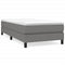 vidaXL Bed Frame without Mattress Dark Grey 90x200 cm Fabric