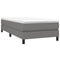 vidaXL Bed Frame without Mattress Dark Grey 90x200 cm Fabric