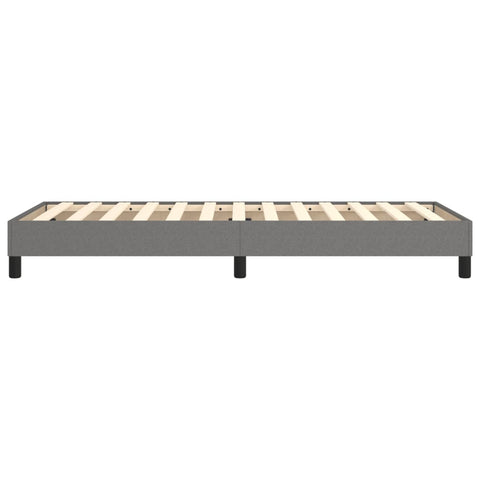 vidaXL Bed Frame without Mattress Dark Grey 90x200 cm Fabric