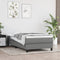 vidaXL Bed Frame without Mattress Dark Grey 90x200 cm Fabric