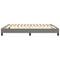 vidaXL Bed Frame without Mattress Dark Grey 180x200 cm Super King Fabric