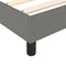 vidaXL Bed Frame without Mattress Dark Grey 180x200 cm Super King Fabric
