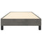 vidaXL Bed Frame without Mattress Dark Grey 90x200 cm Velvet