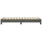 vidaXL Bed Frame without Mattress Dark Grey 90x200 cm Velvet