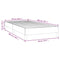 vidaXL Bed Frame without Mattress Dark Grey 90x200 cm Velvet