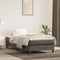 vidaXL Bed Frame without Mattress Dark Grey 90x200 cm Velvet