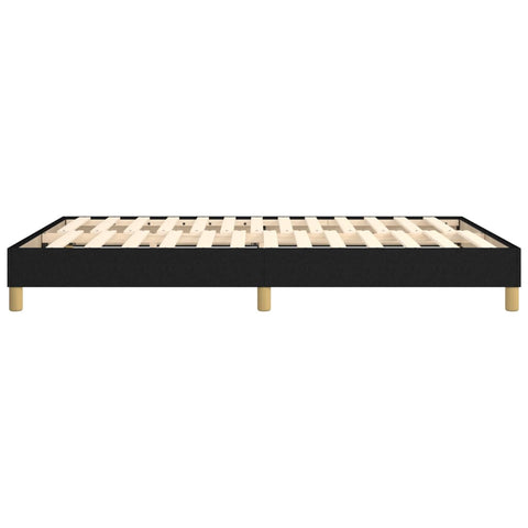 vidaXL Box Spring Bed Frame Black Double Fabric (UK/IE/FI/NO only)