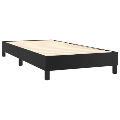 vidaXL Box Spring Bed Frame Black Single Faux Leather (UK/IE/FI/NO only)