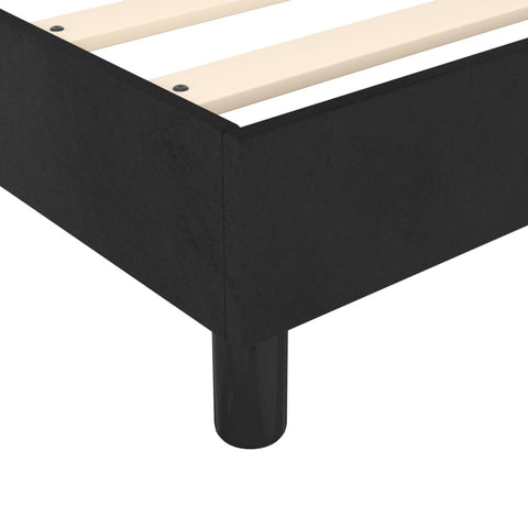 vidaXL Box Spring Bed Frame Black Single Velvet (UK/IE/FI/NO only)