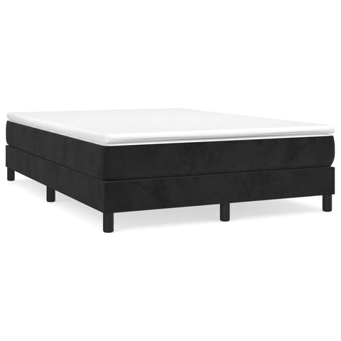 vidaXL Box Spring Bed Frame Black Double Velvet (UK/IE/FI/NO only)