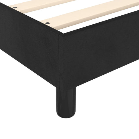 vidaXL Box Spring Bed Frame Black Double Velvet (UK/IE/FI/NO only)