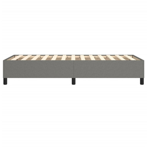 vidaXL Box Spring Bed Frame Dark Grey Single Fabric (UK/IE/FI/NO only)