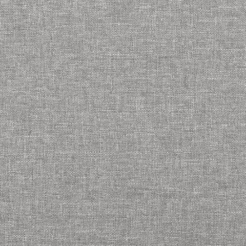 vidaXL Bed Frame without Mattress Light Grey Single Fabric (UK/IE/FI/NO only)