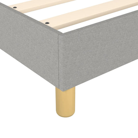 vidaXL Box Spring Bed Frame Light Grey Super King Fabric (UK/IE/FI/NO only)