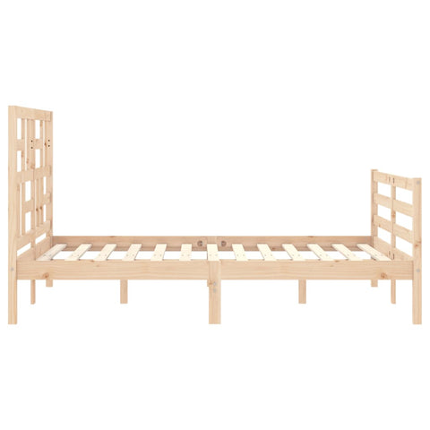 vidaXL Bed Frame without Mattress 140x200 cm Solid Wood