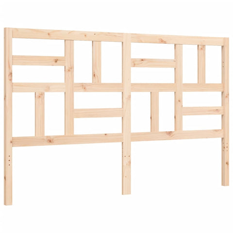vidaXL Bed Frame without Mattress King Size Solid Wood