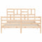vidaXL Bed Frame without Mattress 160x200 cm Solid Wood